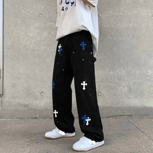 Baggy cross style pants